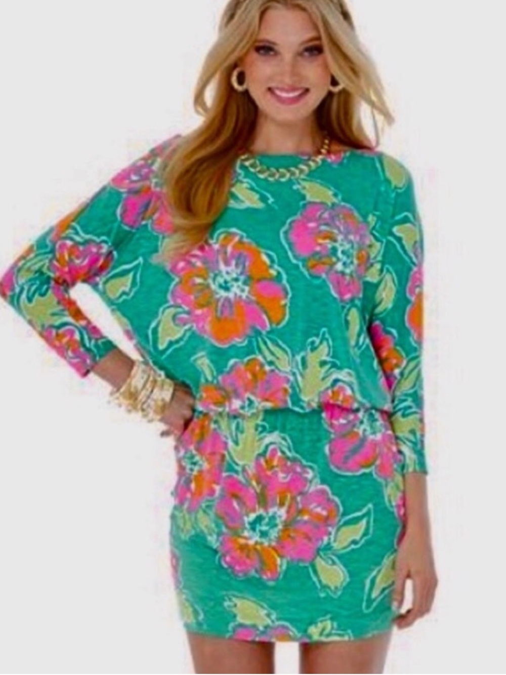 Lilly Pulitzer Cara Dress Floral Size XS